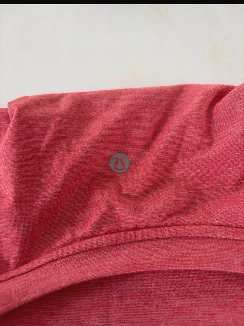 lululemon athletica Short Sleeve Tee in Heathered Coral Red